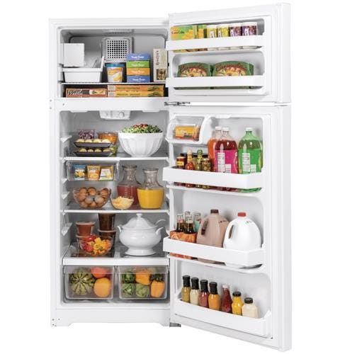 GE ENERGY STAR 17.5 Cu. Ft. Top-Freezer Refrigerator GIE18GTNRWW