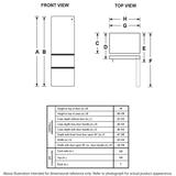 GE 11.9 Cu. Ft. Bottom-Freezer Refrigerator GLE12HSPSS