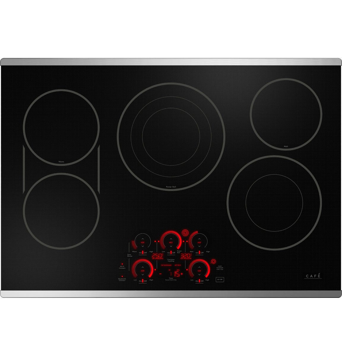 Café 30" Touch-Control Electric Cooktop CEP90302TSS