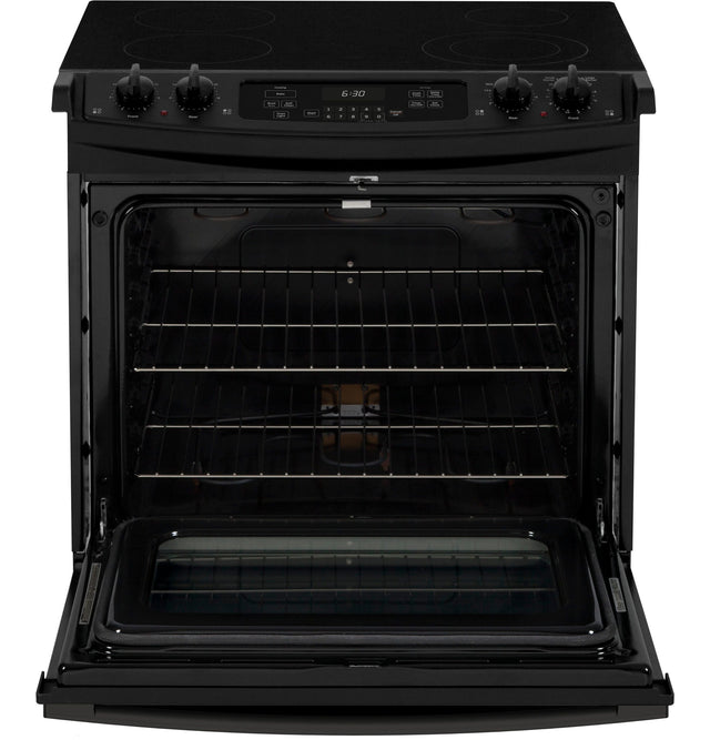 GE 30" DROP-IN ELECTRIC RANGE JD630DTBB-Black