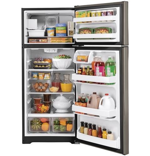 GE ENERGY STAR 17.5 Cu. Ft. Top-Freezer Refrigerator GIE18GCNRSA