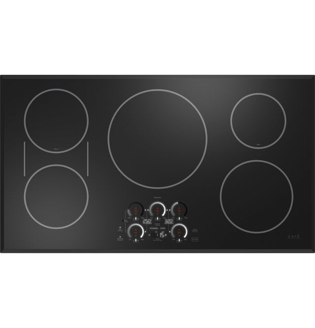 Café Series 36" Built-In Touch Control Induction Cooktop CHP90361TBB-Black