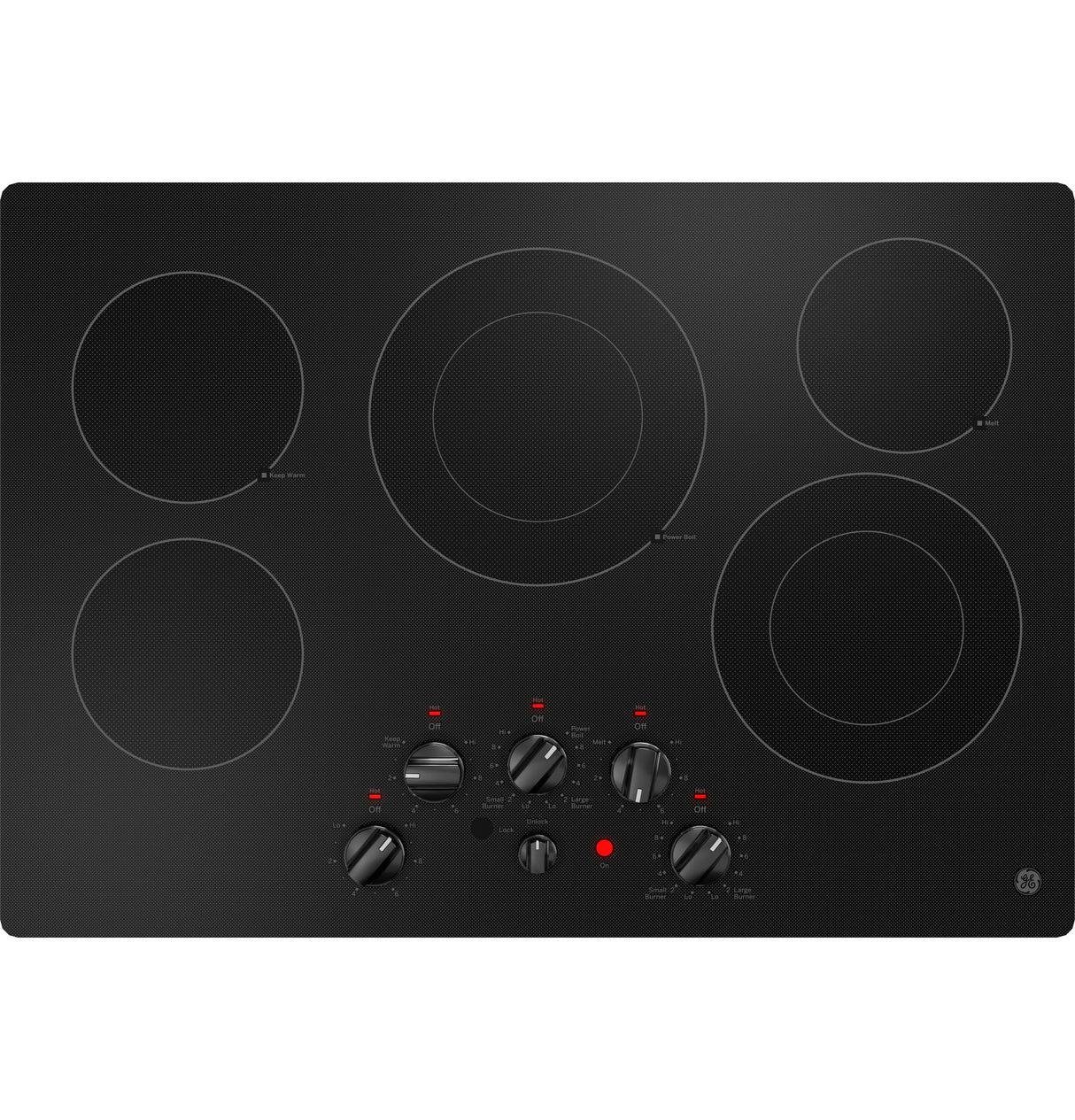 GE 30" Built-In knob Control Electric Cooktop JEP5030DTBB
