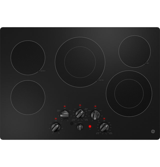 GE 30" Built-In knob Control Electric Cooktop JEP5030DTBB-Black