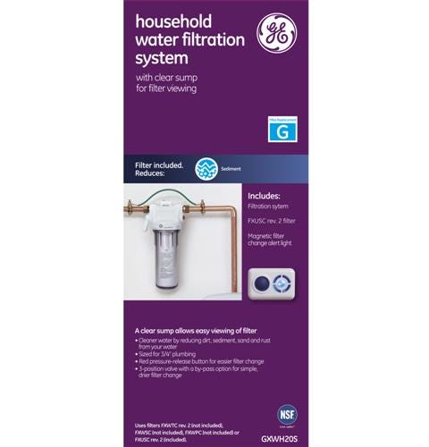 GE® Single Sump Whole Home Filtration System GXWH20S