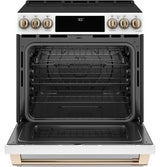 CAFÉ 30" SMART SLIDE-IN, FRONT-CONTROL, INDUCTION AND CONVECTION RANGE WITH WARMING DRAWER CHS900P4MW2