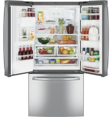 GE Series ENERGY STAR 23.8 Cu. Ft. French-Door Refrigerator GFE24JYKFS