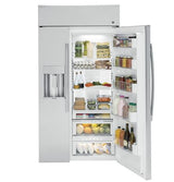 GE Profile Series 42" Built-In Side-by-Side Refrigerator with Dispenser PSB42YSNSS