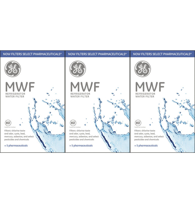 GE® Pharmaceutical Refrigerator Water Filter 3 Pack MWFP3PK