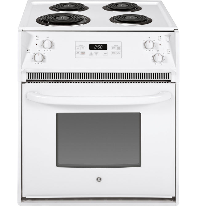 GE 27" Drop-In Electric Range JM250DTWW-White