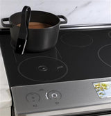 Cafe 30" Smart Slide-In, Front-Control, Induction and Convection Range with In-Oven Camera in Platinum Glass CHS90XM2NS5