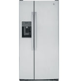 GE 23.0 Cu. Ft. Side-By-Side Refrigerator GSS23GYPFS-Fingerprint Resistant Stainless Steel