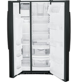 GE ENERGY STAR 23.0 CU. FT. SIDE-BY-SIDE REFRIGERATOR GSE23GGPBB-Black