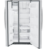 GE 23.0 Cu. Ft. Side-By-Side Refrigerator GSS23GYPFS-Fingerprint Resistant Stainless Steel