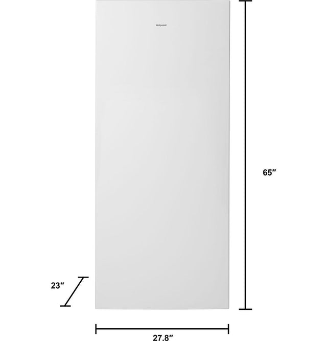 HOTPOINT 13 CU. FT. FROST-FREE UPRIGHT FREEZER HUF13STRWW