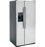 GE 23.0 Cu. Ft. Side-By-Side Refrigerator GSS23GYPFS-Fingerprint Resistant Stainless Steel