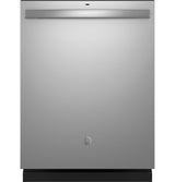 GE TOP CONTROL WITH PLASTIC INTERIOR DISHWASHER WITH SANITIZE CYCLE DRY BOOST GDT550PYRFS-Fingerprint Resistant Stainless Steel