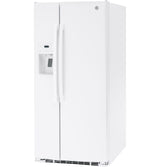 GE 23.0 Cu. Ft. Side-By-Side Refrigerator GSS23GGPWW-White