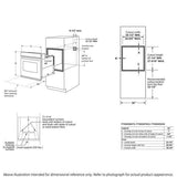 GE Profile 30" Smart Built-In Convection Single Wall Oven PTS9000SNSS