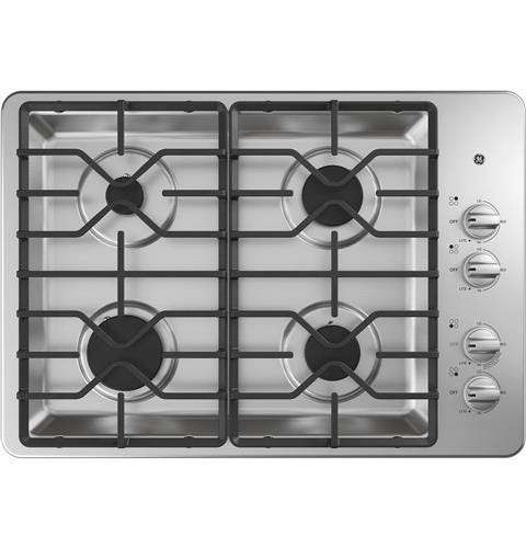 GE® 30" Built-In Gas Cooktop JGP3030SLSS