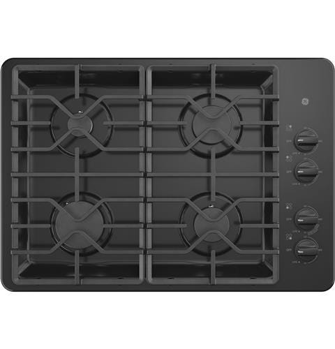 GE® 30" Built-In Gas Cooktop JGP3030DLBB