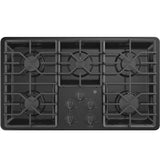 GE® 36" Built-In Gas Cooktop JGP3036DLBB