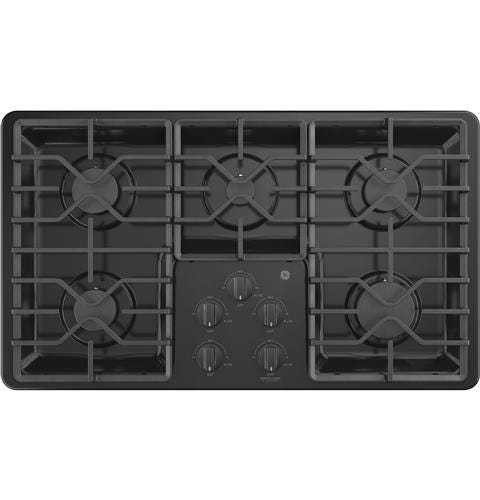 GE® 36" Built-In Gas Cooktop JGP3036DLBB