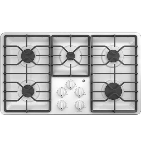 GE® 36" Built-In Gas Cooktop JGP3036DLWW