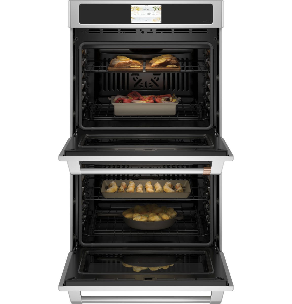 Café 30" Smart Double Wall Oven with Convection CTD70DP2NS1