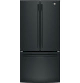 GE ENERGY STAR 18.6 Cu. Ft. Counter-Depth French-Door Refrigerator GWE19JGLBB