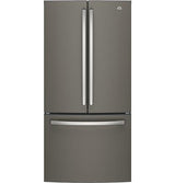 GE ENERGY STAR 18.6 Cu. Ft. Counter-Depth French-Door Refrigerator GWE19JMLES