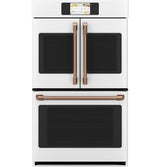 Café Professional Series 30" Smart Built-In Convection French-Door Double Wall Oven CTD90FP4NW2