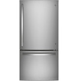 GE Series ENERGY STAR 24.9 Cu. Ft. Bottom-Freezer Drawer Refrigerator GDE25EYKFS