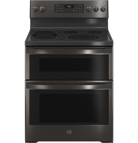 GE Profile 30" Smart Free-Standing Electric Double Oven Convection Range with No Preheat Air Fry PB965BPTS