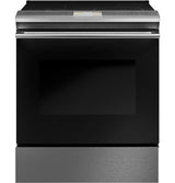 Cafe 30" Smart Slide-In, Front-Control, Induction and Convection Range with In-Oven Camera in Platinum Glass CHS90XM2NS5