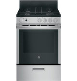 GE 24" Steam Clean Free-Standing/Slide-in Gas Range JGAS640RMSS