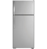 GE 16.6 cu. ft. Top Freezer Refrigerator in Stainless Steel GTS17GSNRSS