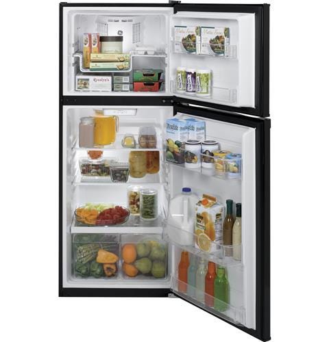 GE Series ENERGY STAR 11.6 cu. ft. Top-Freezer Refrigerator GPE12FGKBB