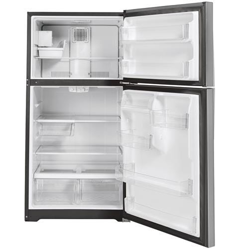 GE ENERGY STAR 19.1 Cu. Ft. Top-Freezer Refrigerator GIE19JSNRSS