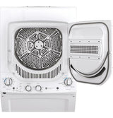 GE Unitized Spacemaker 2.3 DOE cu. ft. Stainless Steel Washer and 4.4 cu. ft. Electric Dryer GUD24ESSMWW