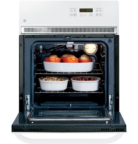 GE 24" Electric Single Self-Cleaning Wall Oven JRP20WJWW