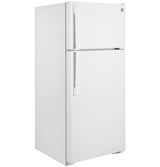 GE ENERGY STAR 16.6 Cu. Ft. Top-Freezer Refrigerator GTE17DTNRWW