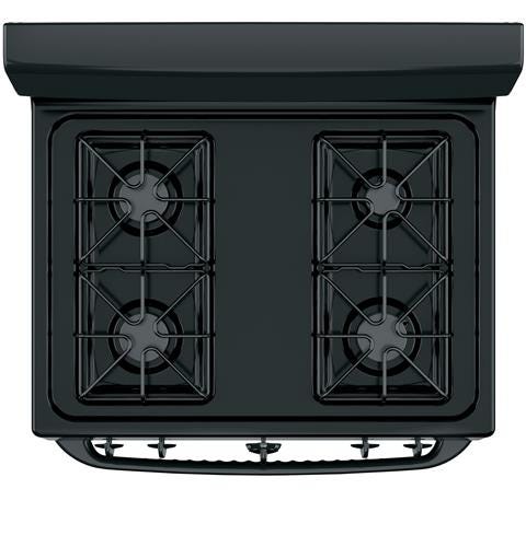 Hotpoint 30" Free-Standing Gas Range RGBS300DMBB