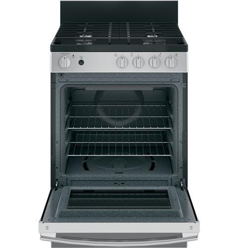 GE 24" Steam Clean Free-Standing/Slide-in Gas Range JGAS640RMSS