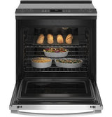 GE Profile 30" Smart Slide-In Electric Convection Fingerprint Resistant Range PSS93YPFS