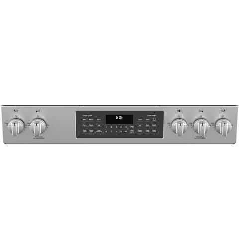 GE 30" Slide-In Front Control Gas Double Oven Range JGSS86SPSS