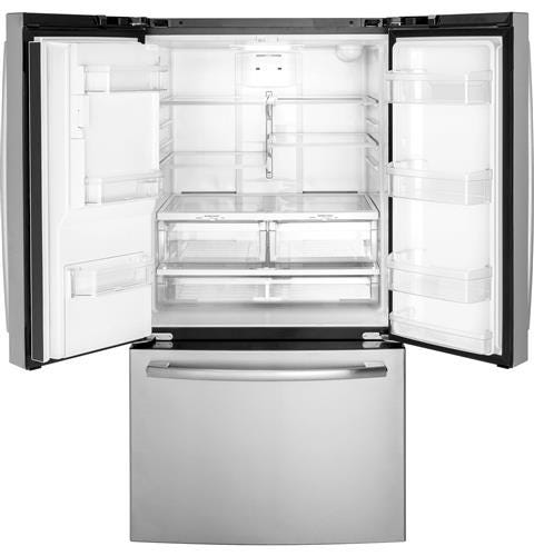 GE ENERGY STAR 25.5 Cu. Ft. French-Door Refrigerator GFE26JYMFS