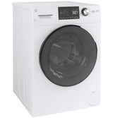 GE 24" 2.4 cu. ft.Capacity Front Load Washer/Condenser Dryer Combo GFQ14ESSNWW