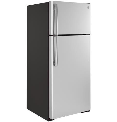 GE ENERGY STAR 17.5 Cu. Ft. Top-Freezer Refrigerator GTE18GSNRSS