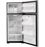 GE ENERGY STAR 16.6 Cu. Ft. Top-Freezer Refrigerator GTE17GSNRSS